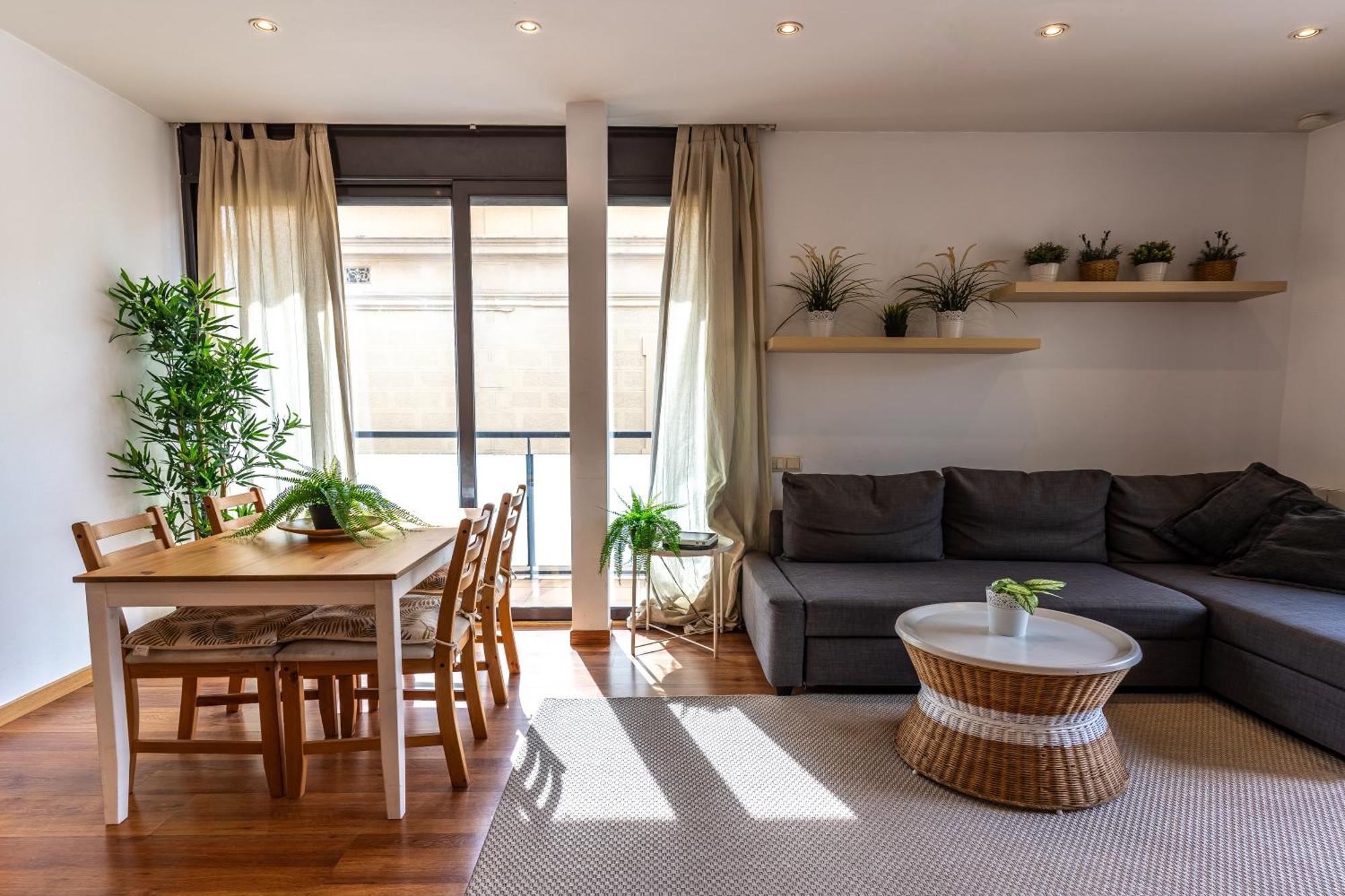 Centrico Apartamento Con Terraza Barcelona Luaran gambar